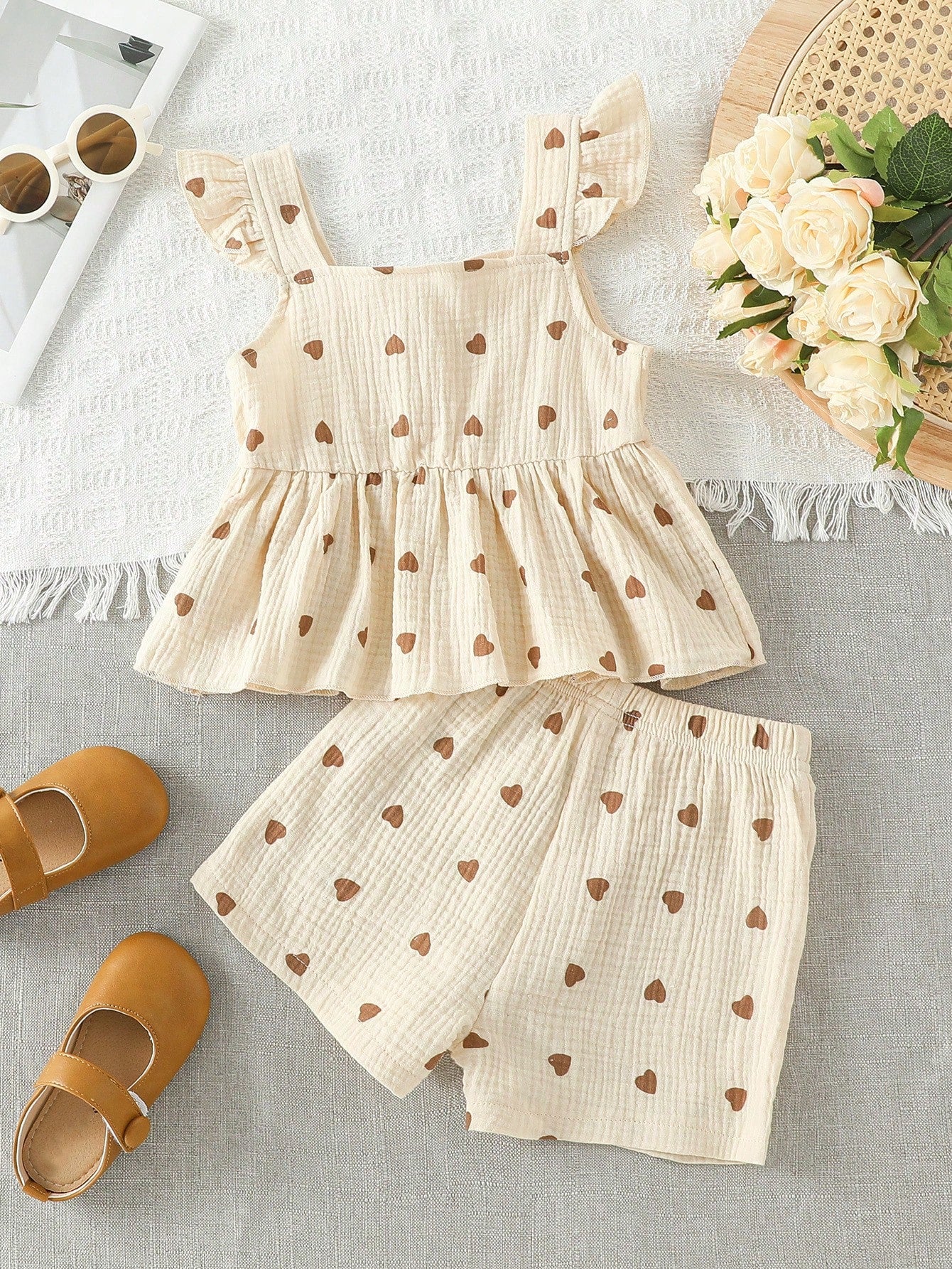 Little Love Heart Co-Ord Set – Tiny Hearts, Big Cuteness