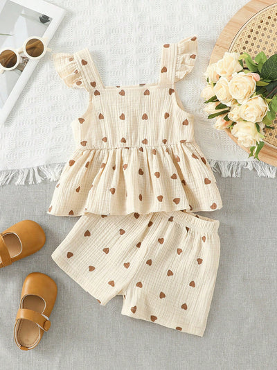 Little Love Heart Co-Ord Set – Tiny Hearts, Big Cuteness