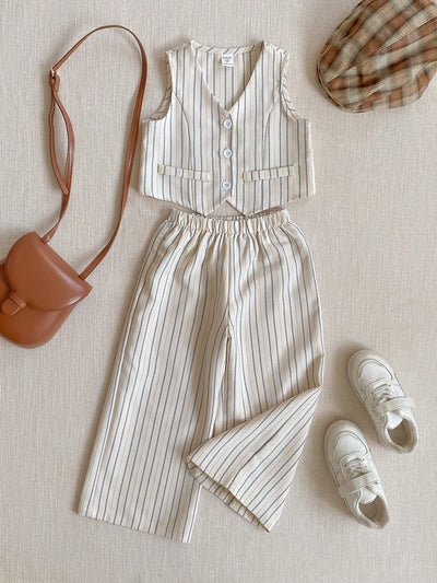 Little Luxe Stripe Co-Ord Set – Mini Boss, Big Style